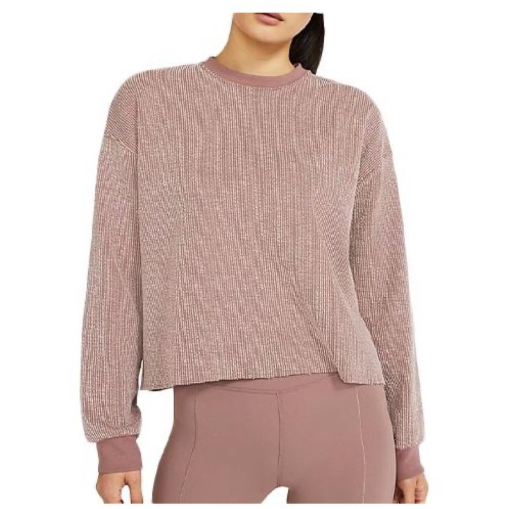 Nike Yoga Round Neck Pullover Sweatshirt Top